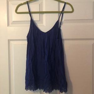 [gap] camisole with crochet trim